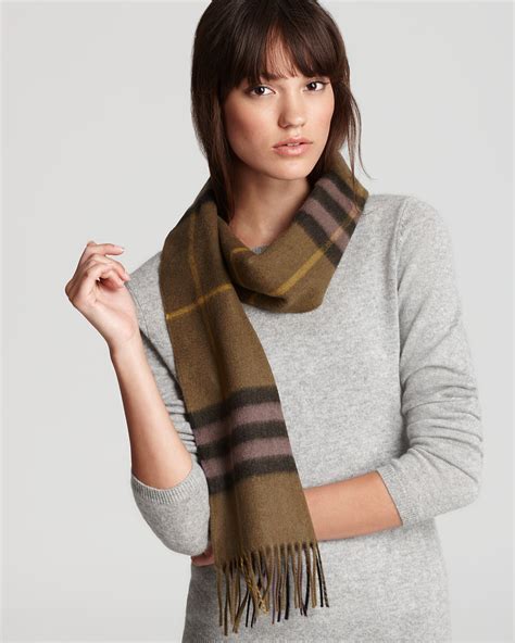Burberry Giant Check Cashmere Scarf Bloomingdales