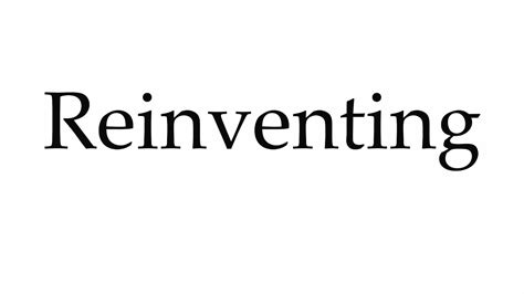 How To Pronounce Reinventing Youtube