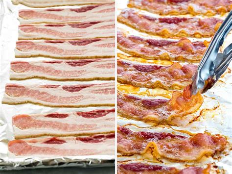 Lay the bacon strips in a single layer on the wire rack without overlapping. How to Cook Bacon in the Oven - Jessica Gavin