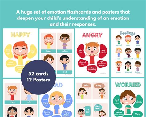 Identifying And Recognising Emotions Printable Bundle Etsy