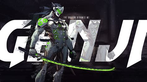 Download 3840x2160 Overwatch Genji Katana Artwork Wallpapers For Uhd