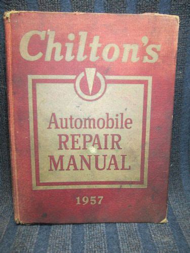 Purchase 1957 Chiltons Automobile Repair Manual In Beverly Hills