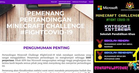 In reality, the true education edition is exclusive to schools, universities, libraries, museums, and other institutions that can access it. JOHAN MINECRAFT CHALLENGE #FIGHTCOVID-19 TAHUN 2020