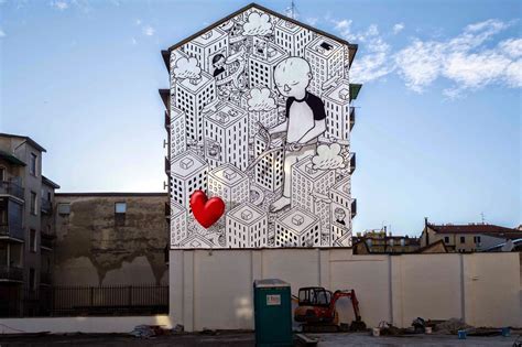 Millo Creates A Brand New Mural In Milan Italy Streetartnews