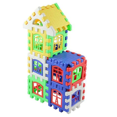 24pcs Baby House Building Blocks Construction Toy Kids Brain Game
