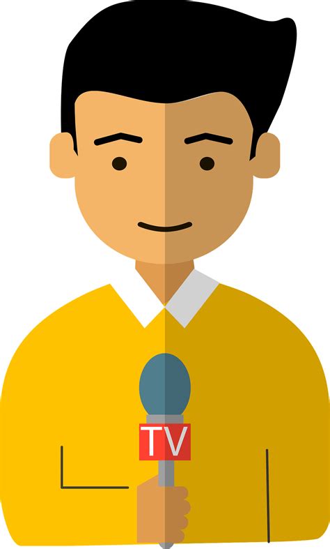 Reporter Png News Reporter Vector Clipart Full Size Clipart Images