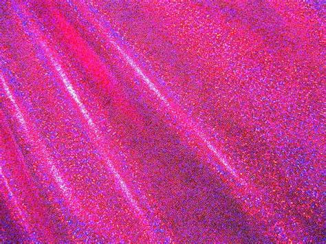 Hot Pink Fuchsia Holographic Mystique Spandex Fabric
