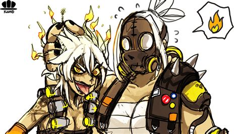 Junkrat And Roadhog By Kannovaku On Deviantart