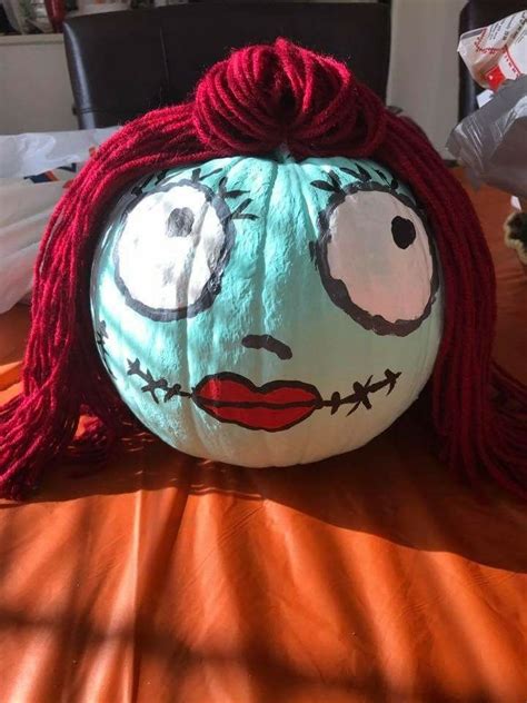 Sally From A Nightmare Before Christmas Pumpkin Nightmare Before