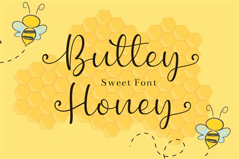 Buttey Honey Script Font Fontsera