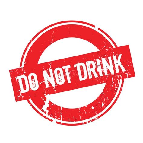 Do Not Drink Rubber Stamp Stock Vector Illustration Of Brew 88769797