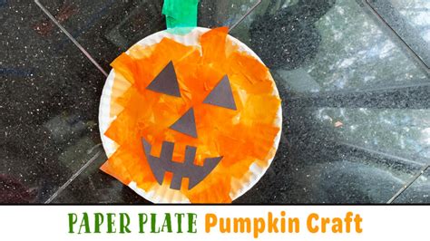 Paper Plate Pumpkin Craft Happy Toddler Playtime