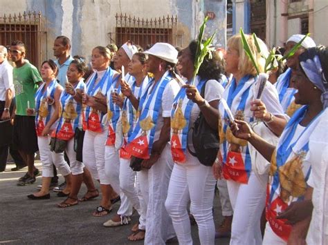 Fotos Desde Cuba DAMAS DE BLANCO EN LA HABANA ESTE 8 DE SEPTIEMBRE 2014