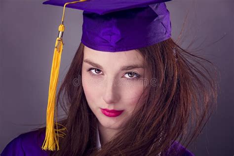 female graduation stock image image of person high 57331047
