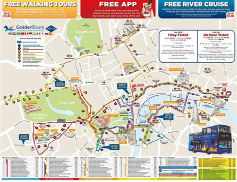 London Tour Bus Route Map