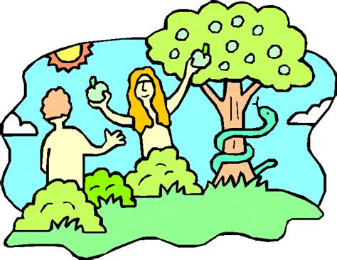 Free Download Clip Art Clipart Garden Of Eden Creation Png Download