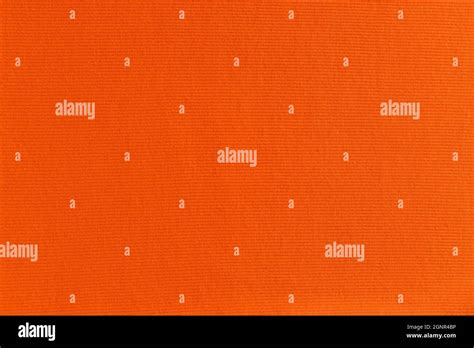 Bright Orange Fabric Background Ribbed Texture Stock Photo Alamy
