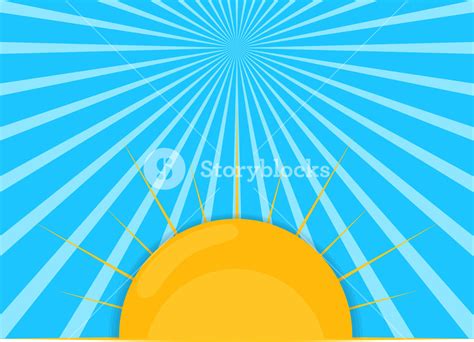 Sunrays Vector Background Royalty Free Stock Image Storyblocks
