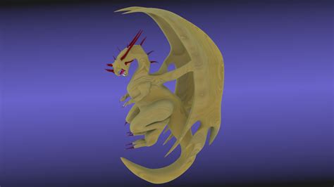 Dragon Sand Fantasy 3d Model Turbosquid 1359158