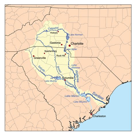The battle of fishing creek, also called the battle of catawba ford, was an american revolutionary war battle fought on august 18, 1780, between american and british forces including the 71st foot.it was fought near the junction of fishing creek and the catawba river in south carolina.british forces under banastre tarleton surprised the militia company of thomas sumter, killing a significant. Catawba River | American Rivers