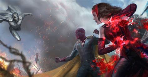 Wandavision New Concept Art Reveals Big Change In Scarlet Witch Vs
