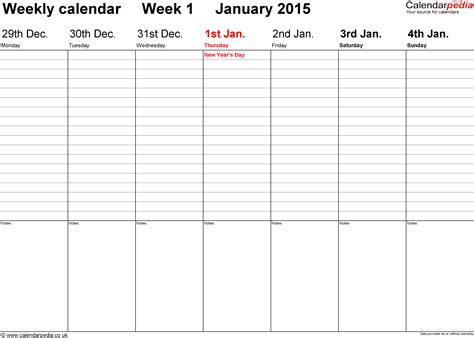 Schedule Emplate Free Printable Weekly Appointment Calendar Pages