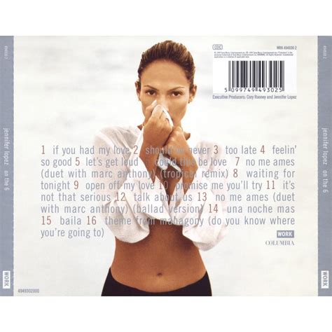 On The 6 By Jennifer Lopez Cd With Coolnote Ref119162409