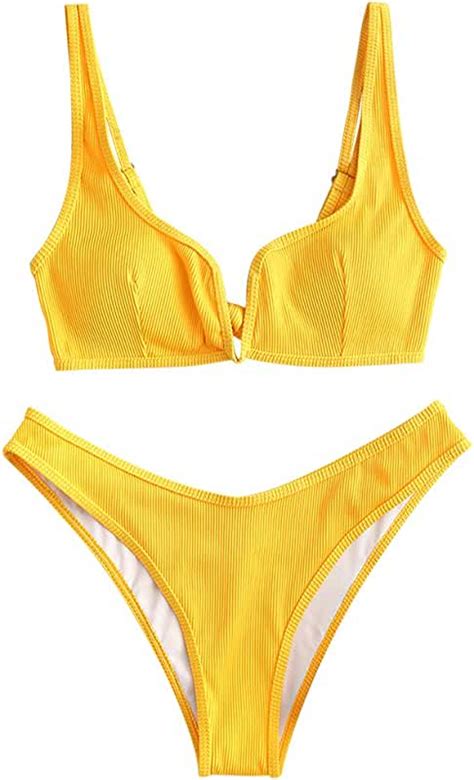 Amazon Yellow Bikini