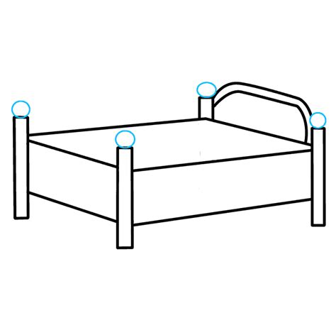 Easy Bed Drawing