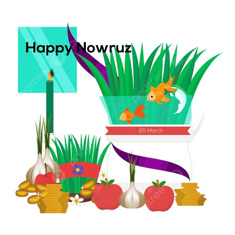 Happy Nowruz Clipart Transparent Png Hd Hand Drawn Happy Nowruz Day
