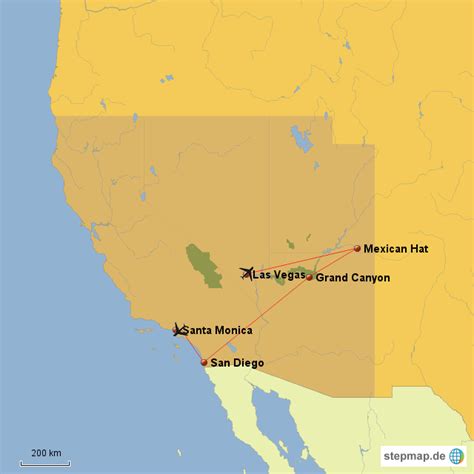 Stepmap Usa Southwest Landkarte Für Usa