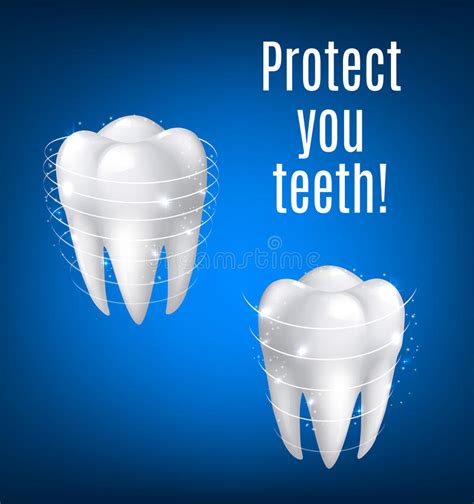 Zahn-Schutz vektor abbildung. Illustration von schutz - 40706829