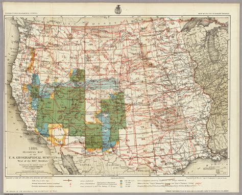 Map Usa 1880