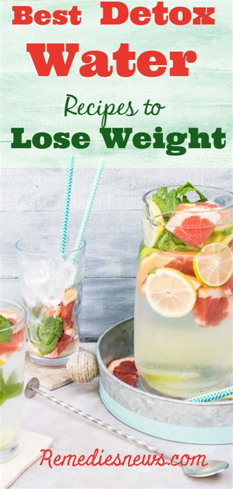 7 Detox Water Recipes To Lose Weight And Belly Fat At Home