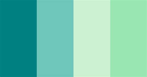 Shades Of Teal Color Scheme Monochromatic