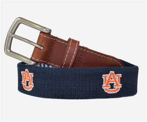 Auburn University Belt Embroidered Belts Jt Spencer
