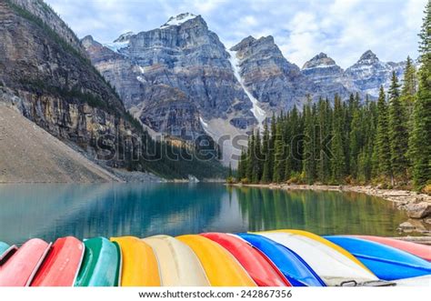 Moraine Lake Banff National Park Alberta Stock Photo Edit Now 242867356