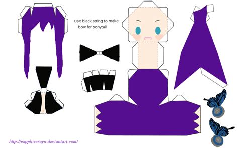 Gakupo Magnet Papercraft By Sapphirerayn On Deviantart