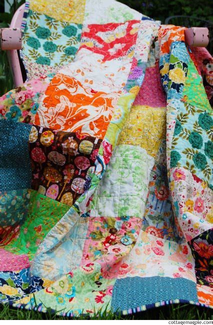 7 top bohemian style decor tips with adorable interior ideas. Bohemian Squares Quilt via cottagemagpie.com | Square ...