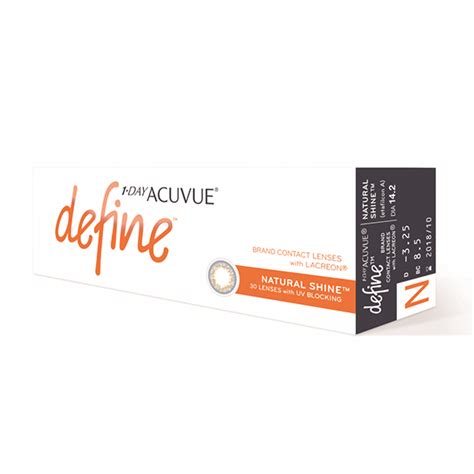 1 Day Acuvue Define Natural Shine Daily X 30 Pieces H2