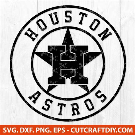 Houston Astros Svg Baseball Svg Dxf Png Eps Cut Files For Cricut