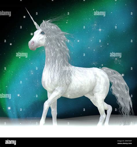 The Unicorn Is A Mythical Creature That Has A Horse Body With Forehead
