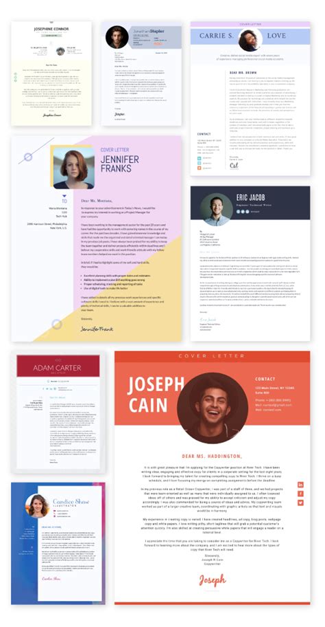 25 inspiring cover letter examples to learn from. Free Cover Letter Builder - Quick Cover Letters In 5' | Visme