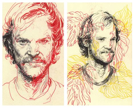 Sketchbook Portraits Rupert Smissen Illustration Sketchbook Art