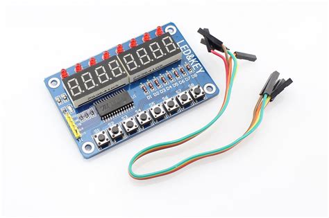 These signals perform as controlled codes to determine how many current cells are on/ off and the values of iout and iout_neg. TM1638 8 Digit Digitron Display with Button [TM1638-8D ...