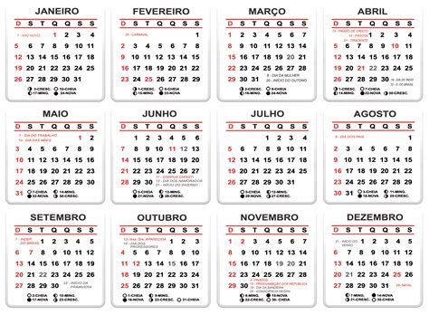 Calendario 2020 Com Feriados Para Imprimir Gratis Calendario 2019