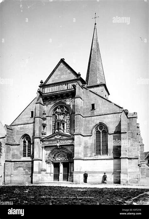 Eglise Saint Georges Façade Ouest Belloy En France Médiathèque De