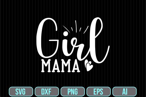 Girl Mama Svg Graphic By Nasemabd88 · Creative Fabrica