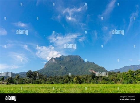 Landscape View Of Doi Luang Chiang Dao The Big And High Mountain In