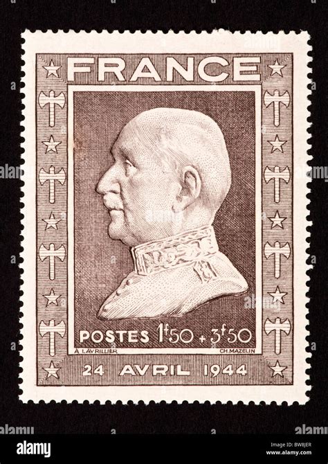 Postage Stamp France Petain Banque De Photographies Et Dimages Haute